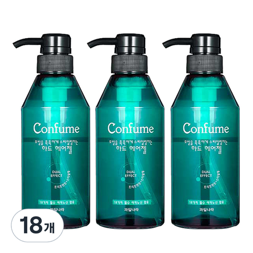과일나라 컨퓸 하드 헤어젤, 400ml, 18개