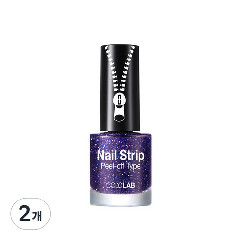 컬러랩 네일 스트립 매니큐어, P402 트롯 그랑 블루, 2개, 10ml