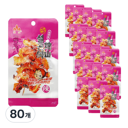 마라웨이 설곤약 간식 마라맛, 30g, 80개