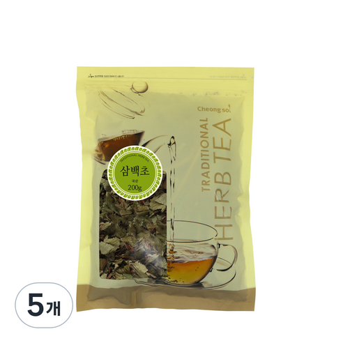 청솔 삼백초, 5개, 200g