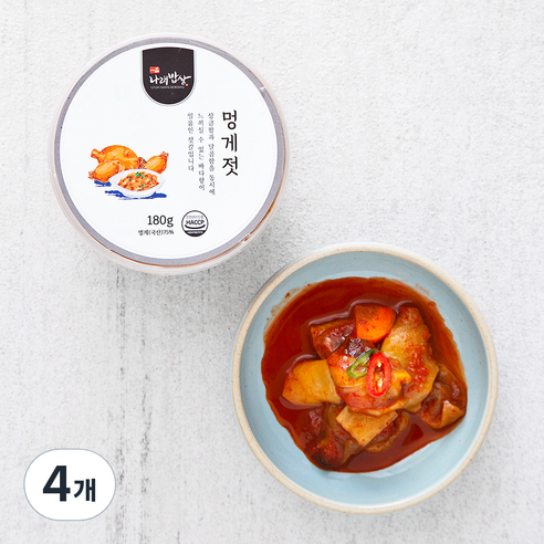 나래밥상 멍게젓, 180g, 4개