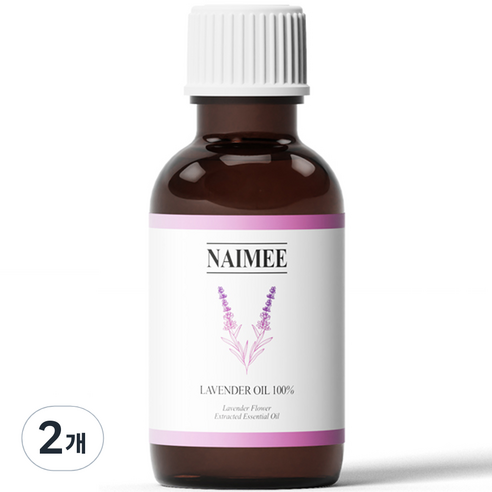 나이미 라벤더 에센셜 오일, 30ml, 2개