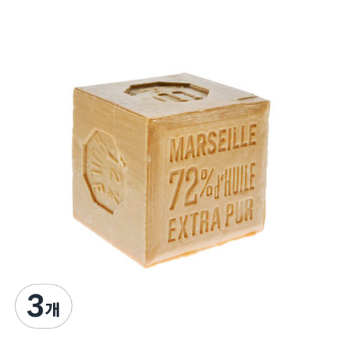 마르세유 랑팔라투르 사봉드 비누 블랑, 600g, 3개