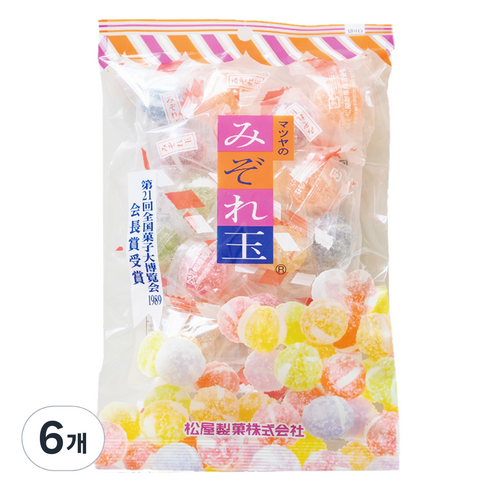 미조레타마 캔디 랜덤발송, 160g, 6개