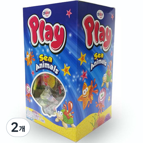 알도르 플레이 씨애니멀 젤리 100개입, 700g, 2개