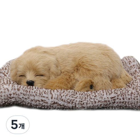 어바인클래스 잠자는인형 뭉뭉이와 냥냥이 골든리트리버, 5개