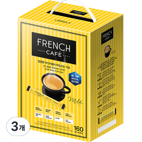 프렌치카페 카페믹스 11.1g, 160개입, 3개