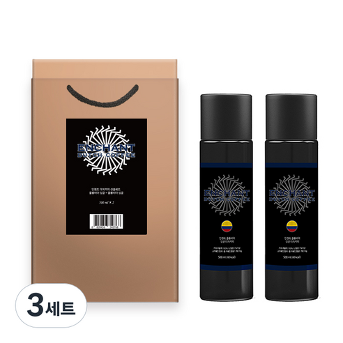 인첸트 더치커피 선물세트, 콜롬비아 싱글 500ml x 2p, 3세트