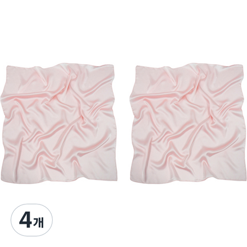 마켓감성 전통 포장 보자기, 연분홍, 4개