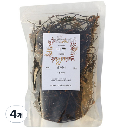 나물투데이 국내산 건고사리, 50g, 4개