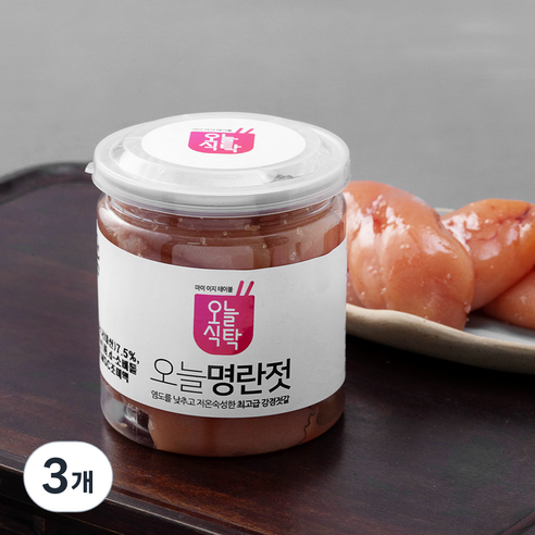 오늘식탁 명란젓 온란, 200g, 3개