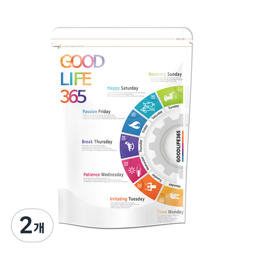 굿라이프365 에리스리톨 위드 스테비아, 300g, 2개