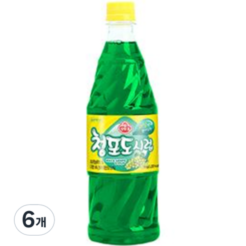 오뚜기 청포도 슬러시시럽, 1kg, 6개