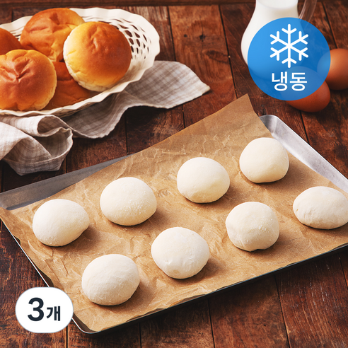 맨치트 단과자빵 생지 10개입 (냉동), 500g, 3개