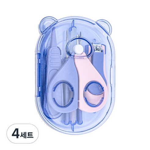 더마더 아기 손톱깎이 6종세트, PURPLE, 4세트