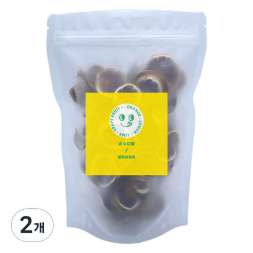 순수다함 슬라이스 건조 라임칩, 80g, 1개입, 2개