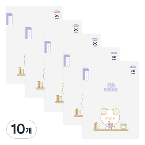 펜피아 1000 초등 제본노트 10칸쓰기 노트, B 퍼플, 10개