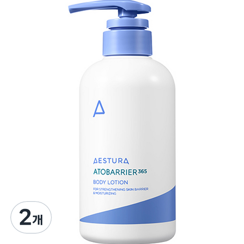 에스트라 아토베리어365 바디로션, 400ml, 2개
