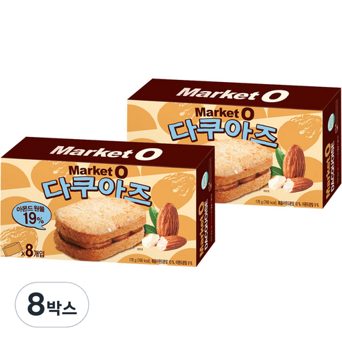 오리온 마켓 오 다쿠아즈, 176g, 8박스