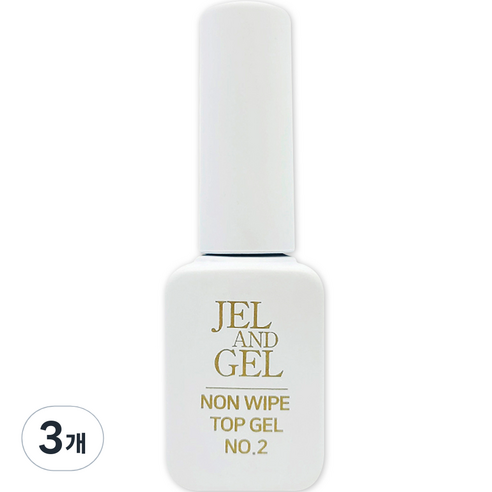메이브라운 젤앤젤 유광 탑 젤 손톱연장 9g, 투명, 3개