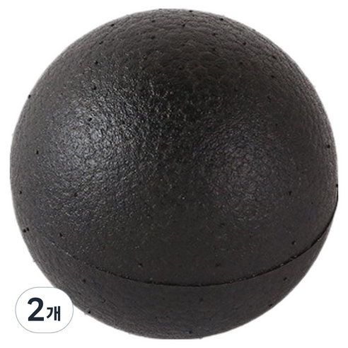 타이디홈 시원한 휴대용 괄사용품 단일 공 8cm, 2개, 블랙