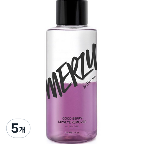 머지 굿 베리 립 앤 아이 리무버, 210ml, 5개