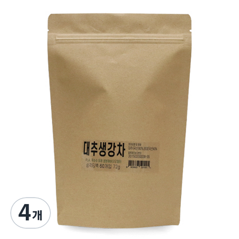 아이앤티 대추생강차 삼각티백, 1.2g, 60개입, 4개
