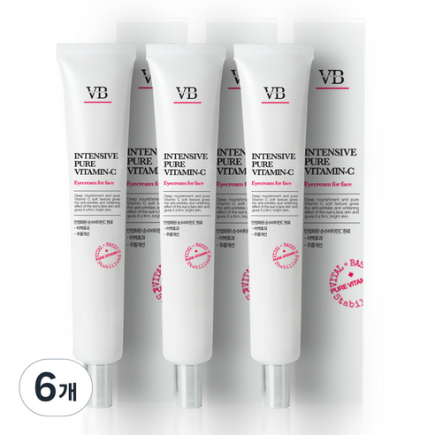 비바스 인텐시브 퓨어비타민C 아이크림 포 페이스, 20ml, 6개