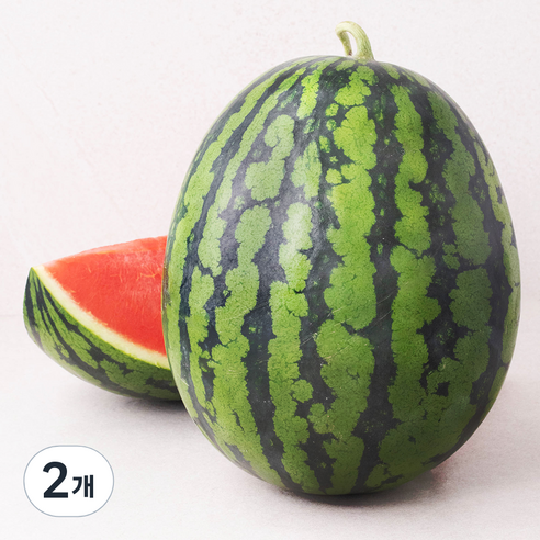 당도선별 수박, 10kg 미만, 2개