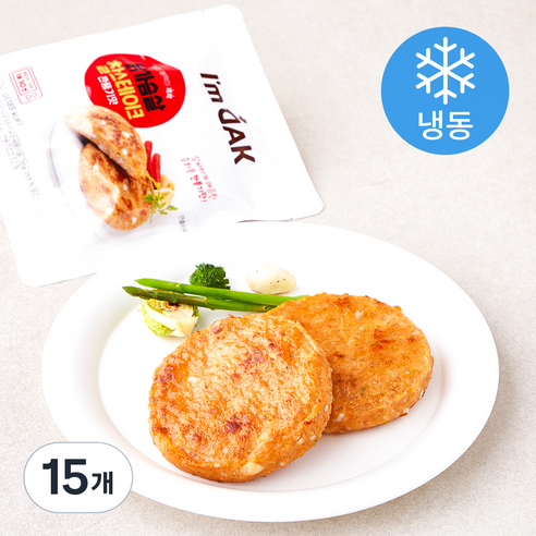 아임닭 닭가슴살 찰스테이크 깐풍기맛 (냉동), 100g, 15개