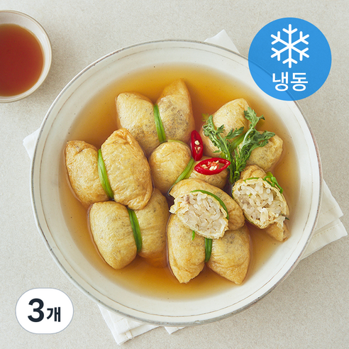곰곰 부산깡통시장식 유부 주머니 (냉동), 406g, 3개