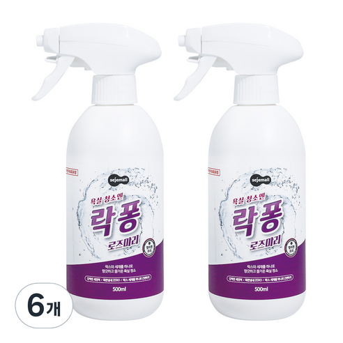 락퐁 로즈마리 욕실세정제, 500ml, 6개