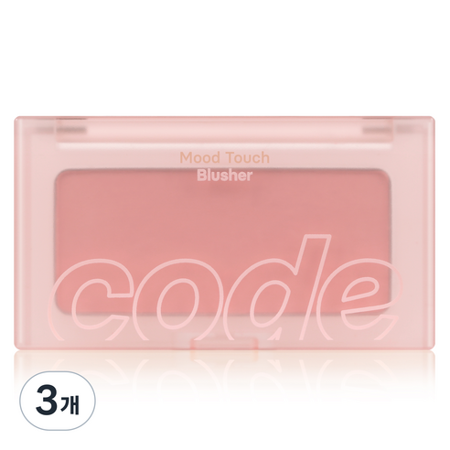 코드글로컬러 무드터치 블러셔 3.5g, 06 쉬폰 로즈, 3개