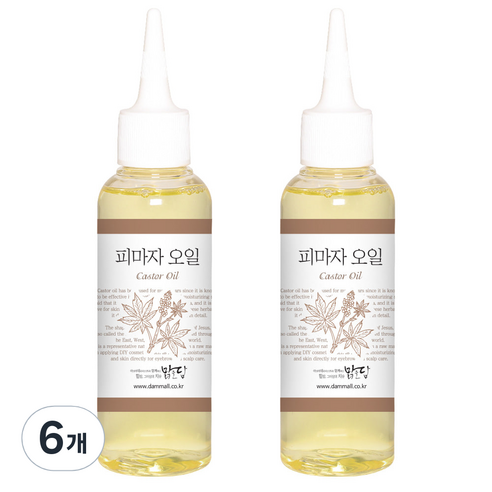 피마자 바디오일, 100ml, 6개