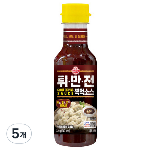 오뚜기 튀만전 찍먹소스, 5개, 320g