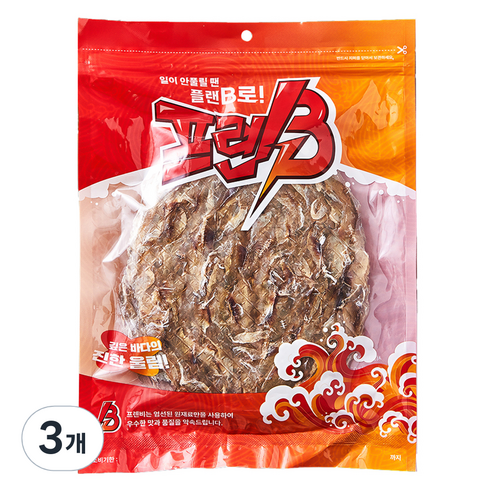 서울지앤비 프렌비 조미 참쥐포 특대 8p, 370g, 3개