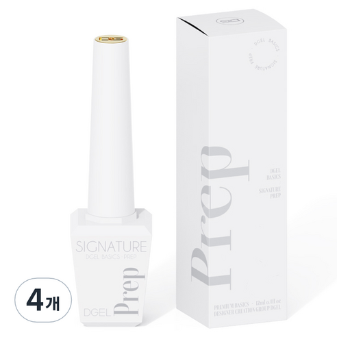 디젤 시그니처 프랩, 투명, 12ml, 4개