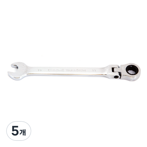 지오비즈 라쳇 기어렌치 스패너 플렉시블 11mm, 5개