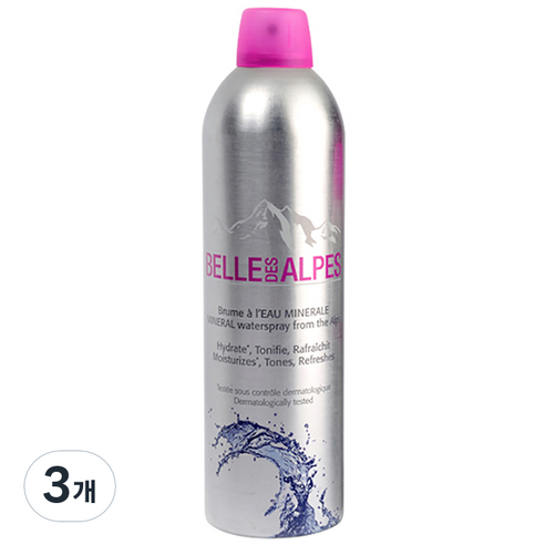 벨데스 알프스 미네랄워터 스프레이, 400ml, 3개