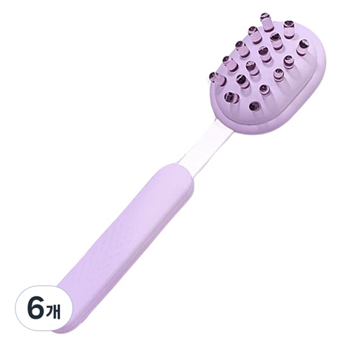 피어니스트 해머 마사지 스틱 봉, 퍼플, 6개