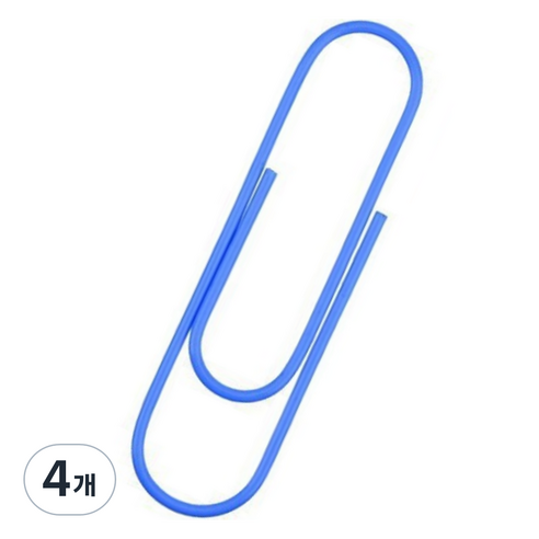 라이크존 다용도 클립 블루 100mm, 4개, 1개입