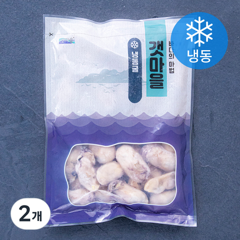 갯마을 굴 (냉동), 500g, 2개