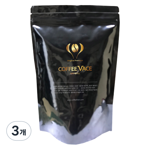 커피프럼 커피베이스 콜드브루 블랜딩 원두커피, 500g, 3개, 홀빈(분쇄안함)