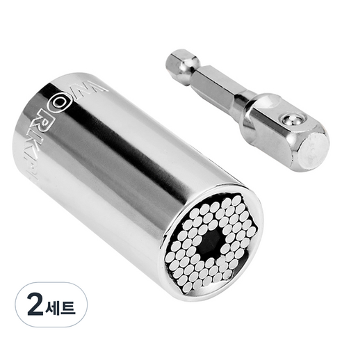 워크프로 3 / 8 만능소켓 세트 7~19mm WP202517, 2세트