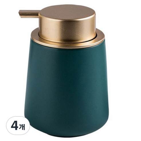 더자카 다용도 세라믹 디스펜서 400ml, 딥그린, 4개
