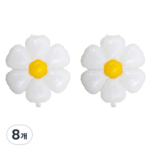 니나마켓 귀여운 파티 풍선, 미디엄데이지, 8개