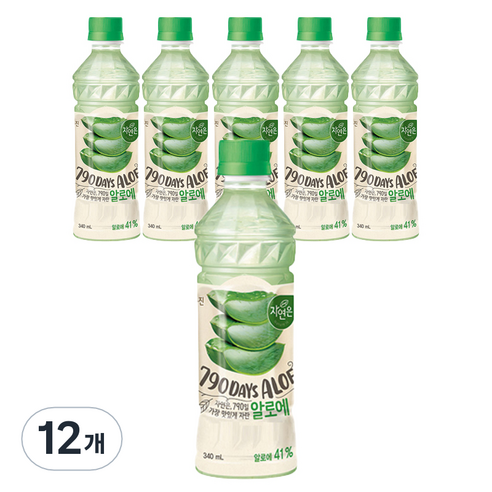 자연은 알로에 주스, 12개, 340ml