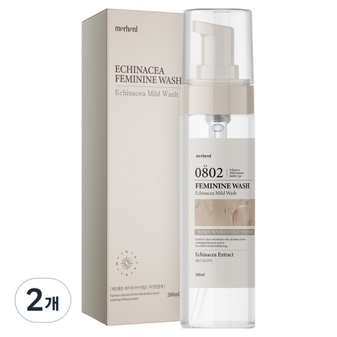 메르헨트 에키네시아 마일드 여성청결제, 200ml, 2개