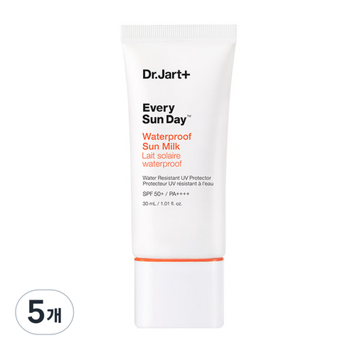 닥터자르트 에브리 선 데이 워터프루프 선 밀크 SPF50+ PA++++, 30ml, 5개