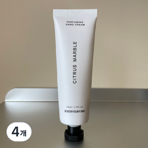 에브리데이365 퍼퓨밍 핸드크림 시트러스마블, 50ml, 4개